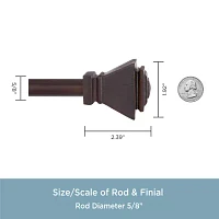 Kenney Iverson 5/8 Adjustable Curtain Rod