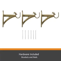 Kenney Nadia 5/8 Adjustable Curtain Rod