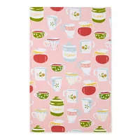 Layerings Coffee Floral Mug 2-pc. Kitchen Towel