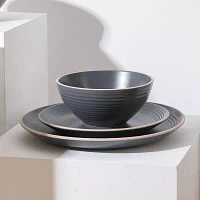 Stone + Lain Lauren 32-pc. Stoneware Dinnerware Set