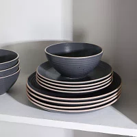 Stone + Lain Lauren 32-pc. Stoneware Dinnerware Set