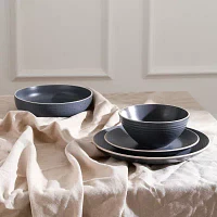 Stone + Lain Lauren 32-pc. Stoneware Dinnerware Set