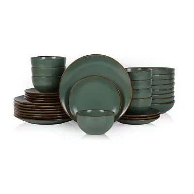 Stone + Lain Brasa 32-pc. Stoneware Dinnerware Set