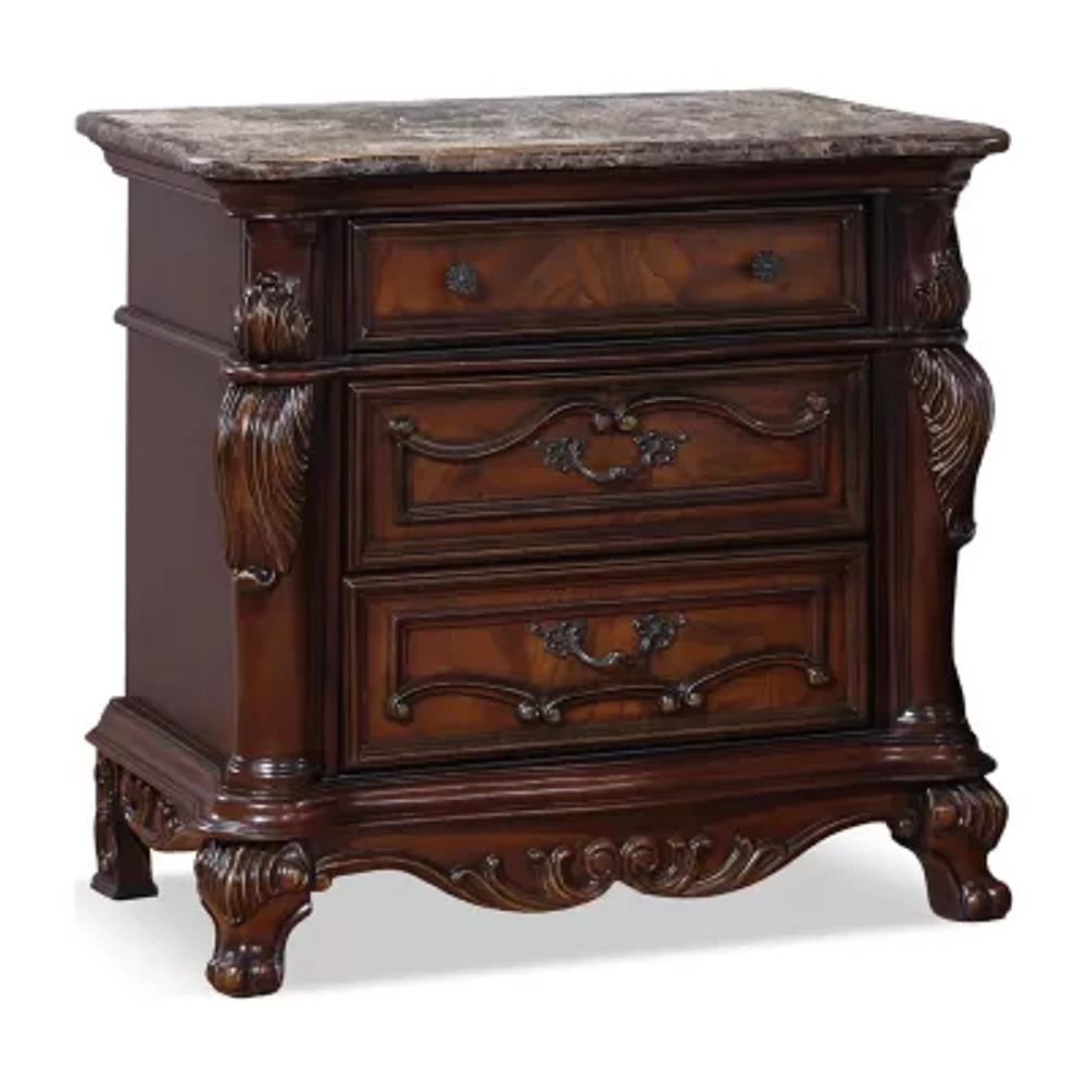 Oronza 3-Drawer Nightstand