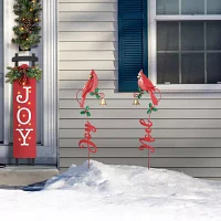 Glitzhome Metal Bell Christmas Yard Art