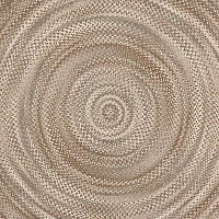 Better Trends Ombre Chenille Stripe Braided 5' X 7' Oval Area Rug