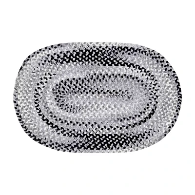 Better Trends Ombre Chenille Stripe Braided 8' X 10' Oval Area Rug