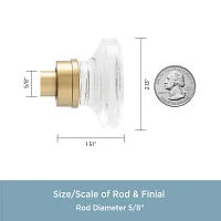 Kenney Audrey 5/8 IN Adjustable Curtain Rod