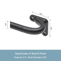 Kenney Wrap Rod 5/8 IN Adjustable Curtain Rod