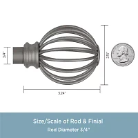 Kenney Bourne 3/4 IN Adjustable Curtain Rod