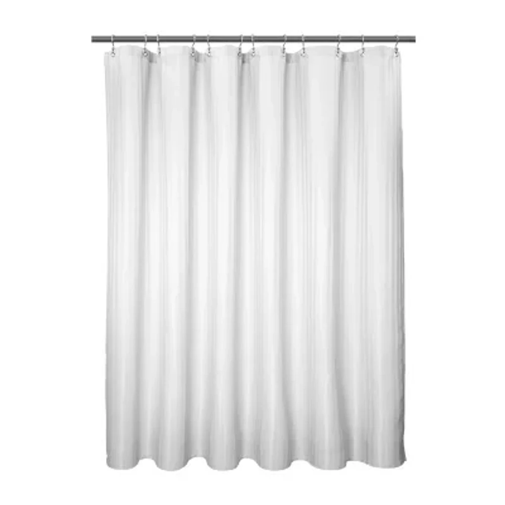 Awesome Home™ Poly Waterproof Striped Shower Curtain