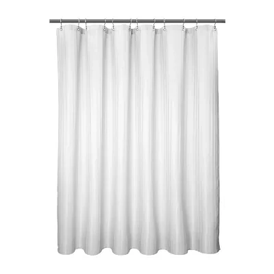 Awesome Home™ Poly Waterproof Striped Shower Curtain