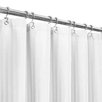 Awesome Home™ Poly Waterproof Striped Shower Curtain