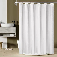 Awesome Home™ Spa Cotton Blend Waffle Shower Curtain