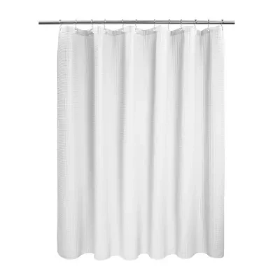 Awesome Home™ Spa Cotton Blend Waffle Shower Curtains