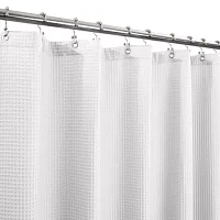 Awesome Home™ Spa Cotton Blend Waffle Shower Curtains