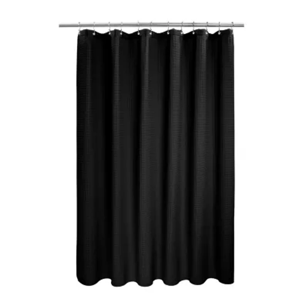 Awesome Home™ Spa Cotton Blend Waffle Shower Curtain