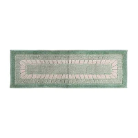 Better Trends Radiance Geometric 2' X 5' Rectangular Runner Kitchen Mat