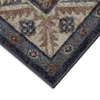 Liora Manne Ariana Floral Medallion Rectangular Area Rug