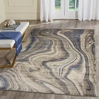 Liora Manne Ariana Marble Abstract Rectangular Area Rug