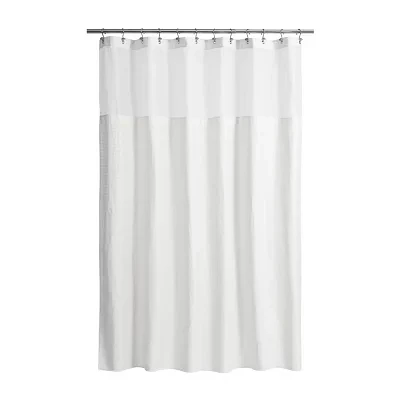 Awesome Home™ Polyester Waffle Snap In Liner Shower Curtain Sets