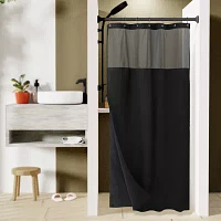 Awesome Home™ Polyester Waffle Snap Liner Shower Curtain Sets