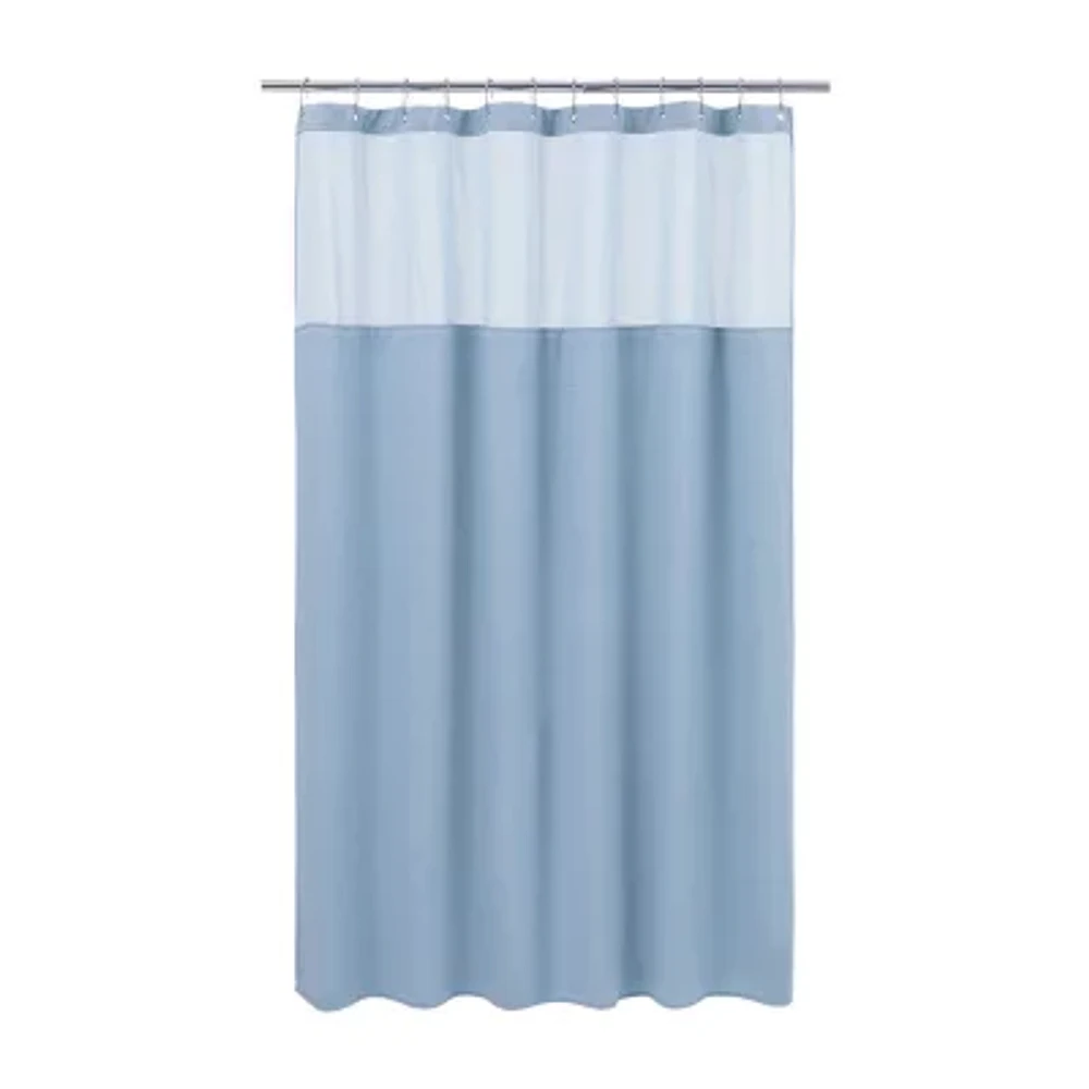 Awesome Home™ Polyester Waffle Snap Liner Shower Curtain Set