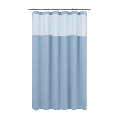 Awesome Home™ Polyester Waffle Snap Liner Shower Curtain Set