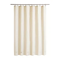 Awesome Home™ Waterproof  Poly Snap Liner Shower Curtain Set