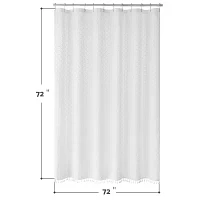 Awesome Home™ Waterproof  Poly  Snap In Liner Shower Curtain