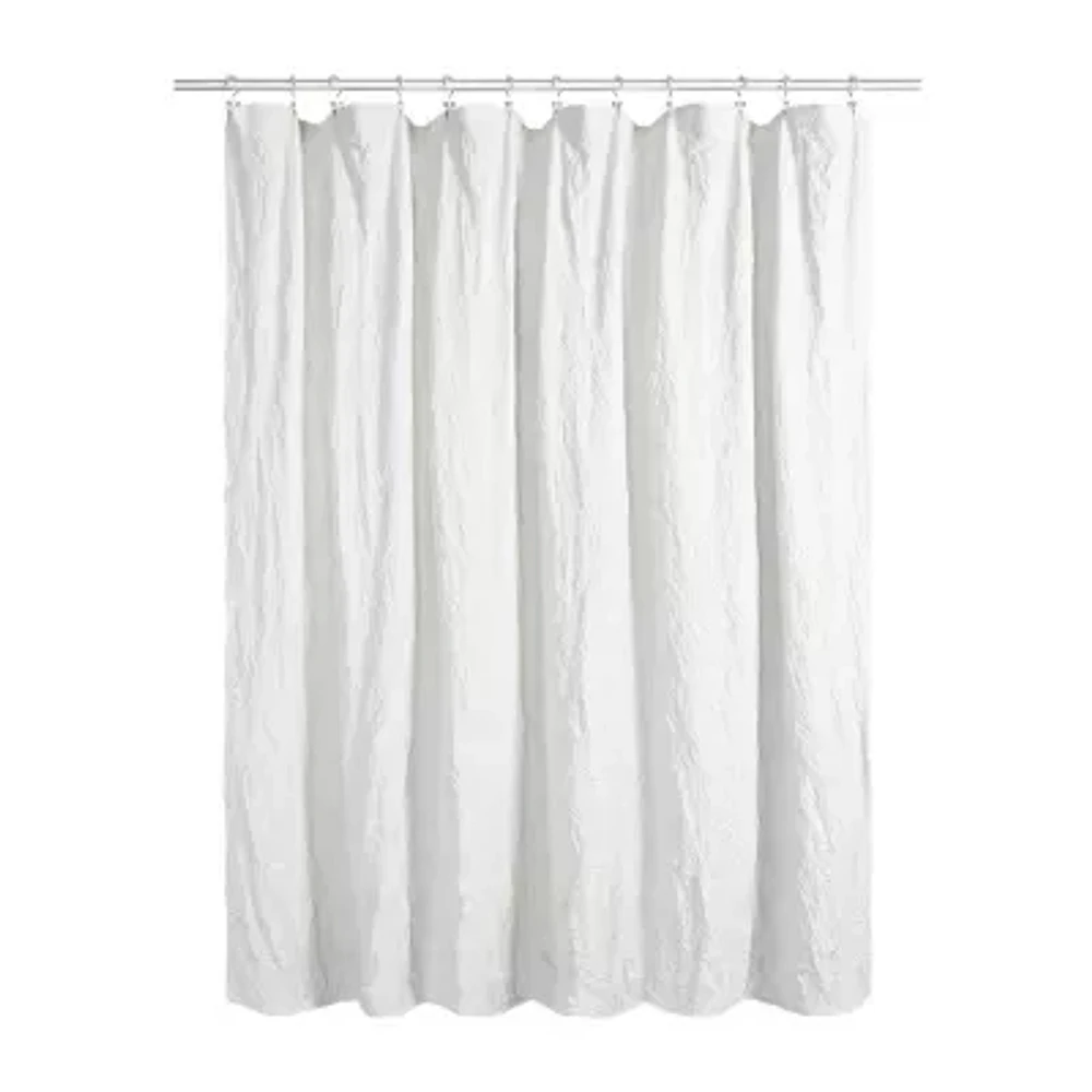 Awesome Home™ Solid Texture Shower Curtain