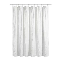 Awesome Home™ Solid Texture Shower Curtain