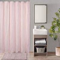 Awesome Home™ Solid Texture Shower Curtain