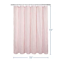 Awesome Home™ Solid Texture Shower Curtain