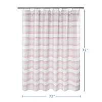 Awesome Home™ Beach Stripe Shower Curtains