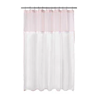 Awesome Home™ Starburst Snap In Liner Hooks Set Shower Curtain Set