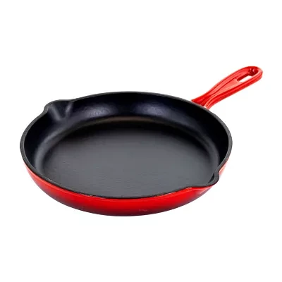 MegaChef Enameled Cast Iron 10.25" Skillet