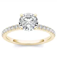 CT.T.W. Natural Round Diamond 14K Gold