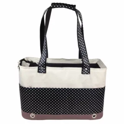 The Pet Life Fashion Tote Spotted Pet Carrier