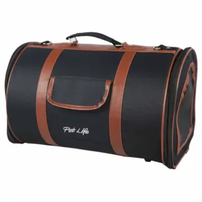 The Pet Life Airline Approved Fashion Cylinder Posh Pet Carrier