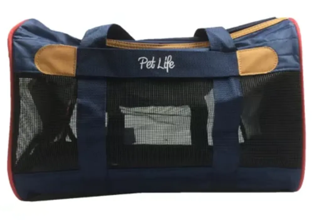 Pet Life Narrow Shelled Lightweight Collapsible Military Grade Transportable Designer Pet Carrier