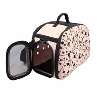 The Pet Life Narrow Shelled Perforated Lightweight Collapsible Military Grade Transportable Designer Pet Carrier