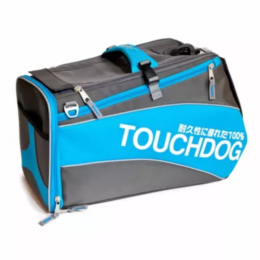 Touchdog Airline Approved Around-The-Globe Passport Designer Pet Carrier (Blue)