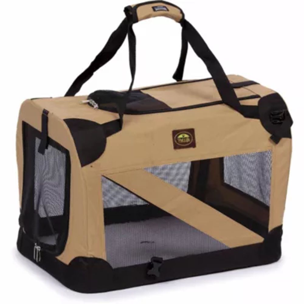 The Pet Life Folding Zippered 360° Vista View House Crate