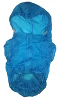 The Pet Life Ultimate Waterproof Thunder-Paw Adjustable Zippered Folding Travel Dog Raincoat