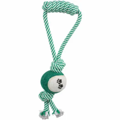 The Pet Life Pull Away' Rope And Tennis Ball