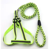 The Pet Life Reflective Stitched Easy Tension Adjustable 2-in-1 Dog Leash and Harness