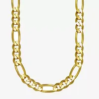 14K Gold Solid Figaro Chain Necklace