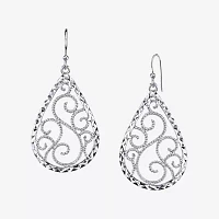 Sterling Silver Teardrop Earrings