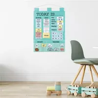 The Peanutshell Teal Learning Calendar 40-pc. Responsibility Chart